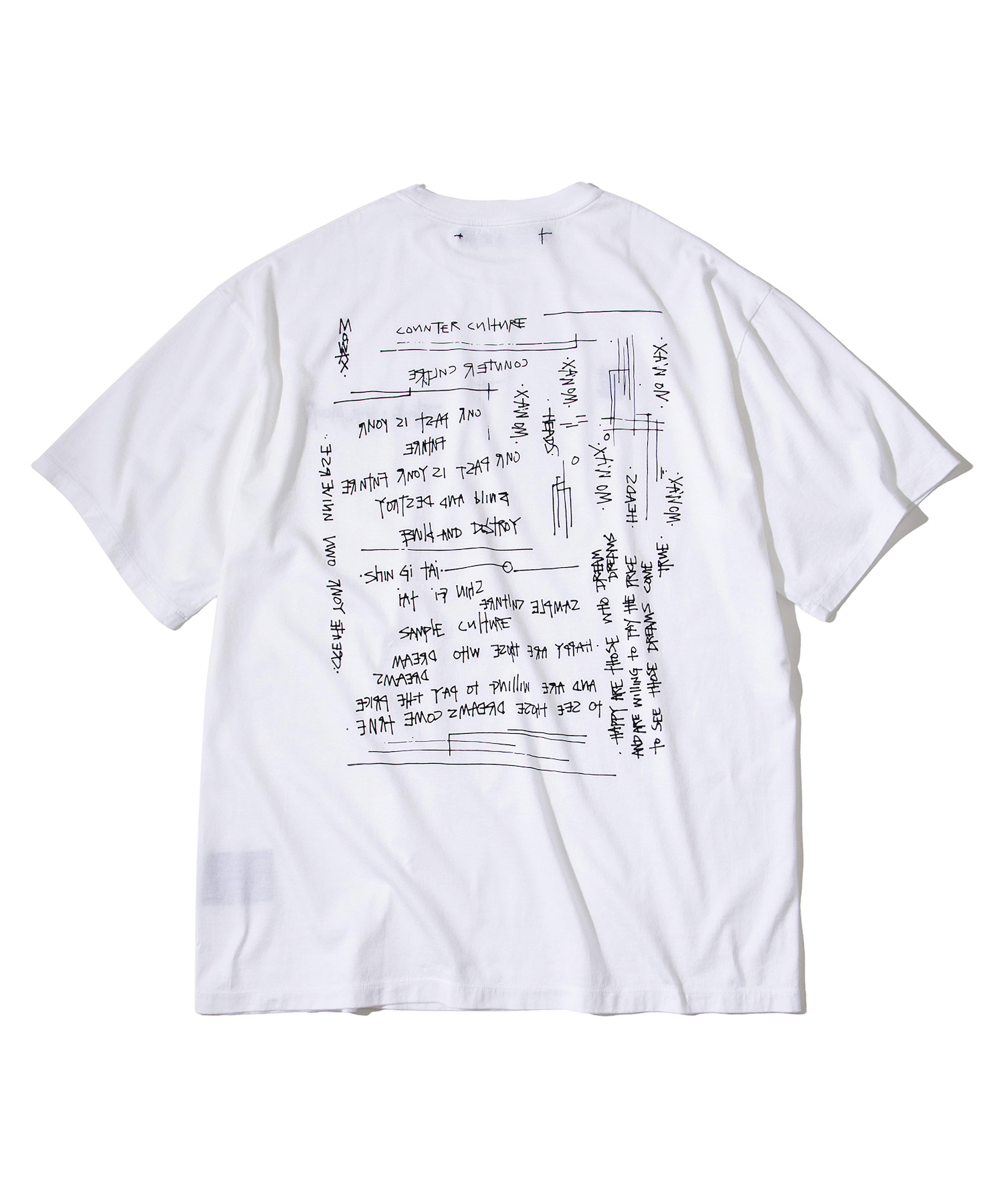 studio:AR.MouR × UNKLE TEE 2 White Back
