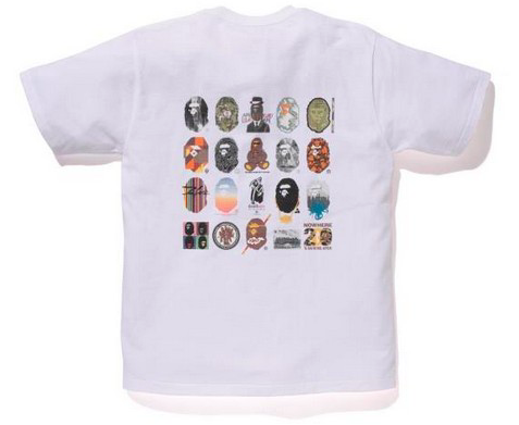 T-shirt featuring all designs