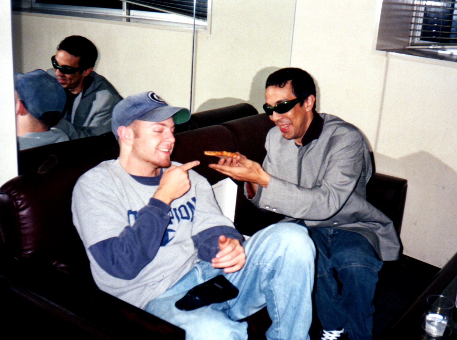 DJ Shadow and Futura2000 during tour