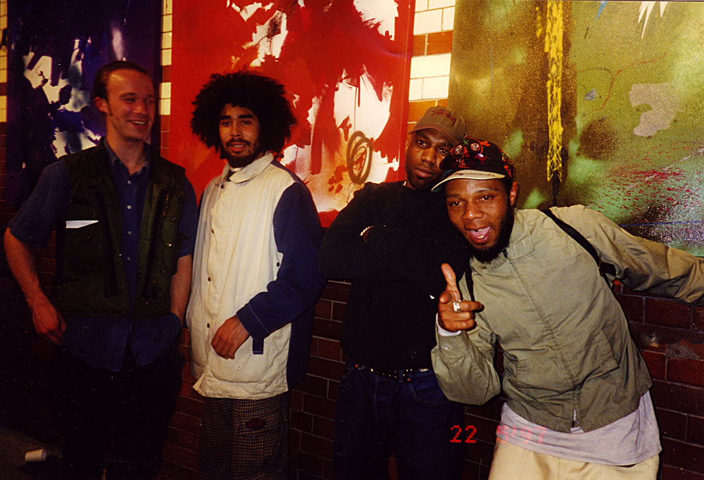 Mitchy Bwoy, Robbie Bear, Shaun Rollings and Snafe at Exhibition