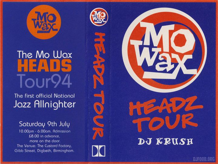 Cover of cassette release of DJ Krush's 9 July 1994 set