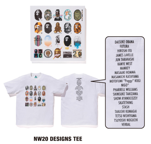 Back and Front of T-shirt featuring all designs
