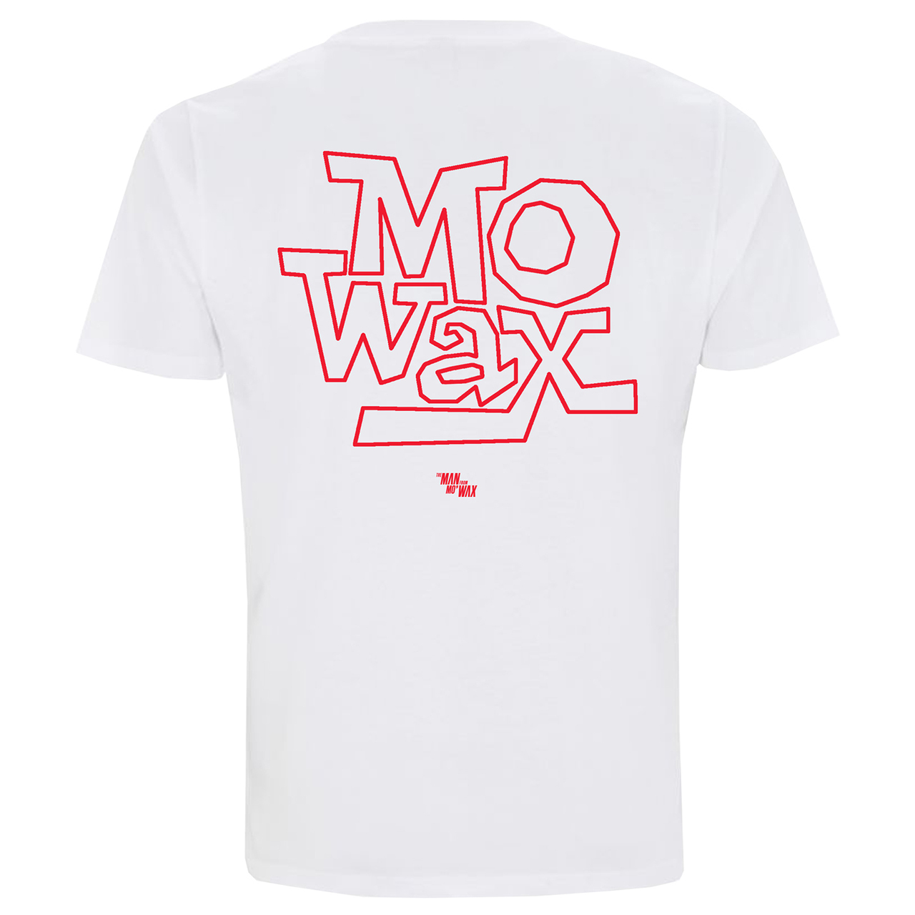 White / Red Tee Back