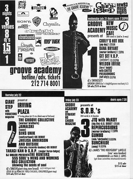 Groove Academy 93 posters