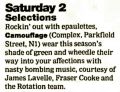 Listing in The Guardian - Saturday, November 2, 1996 p34