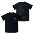 Black Front and Back Tracklist T-shirt