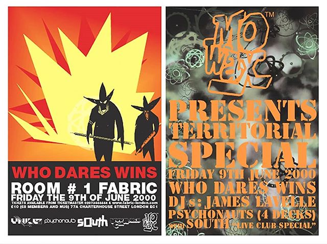 Who Dares Wins flyers