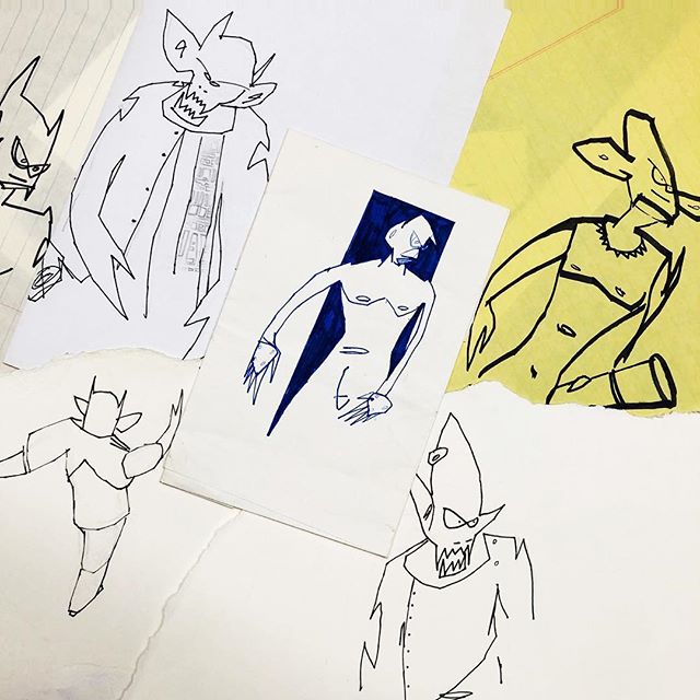 Sketches by Futura2000 from 1997