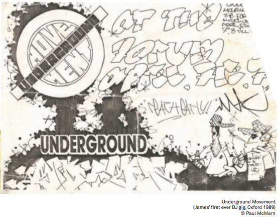 Underground Movement Flyer 1989