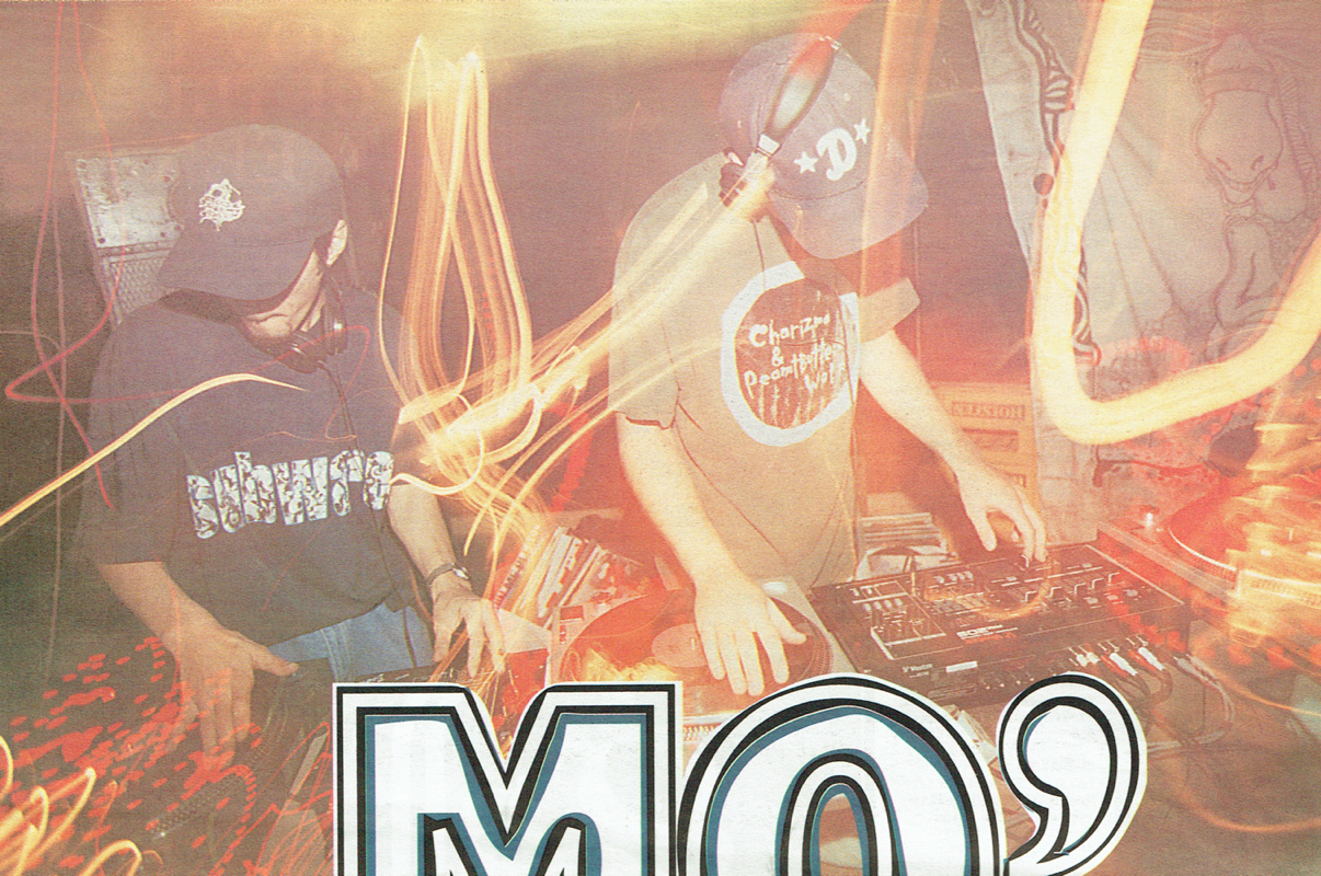 DJ Krush and DJ Shadow in November - likely Leeds or Glasgow