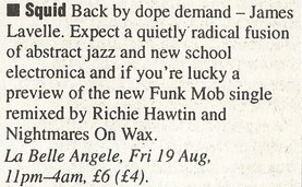 From The List - 19 August 1994 issue 234