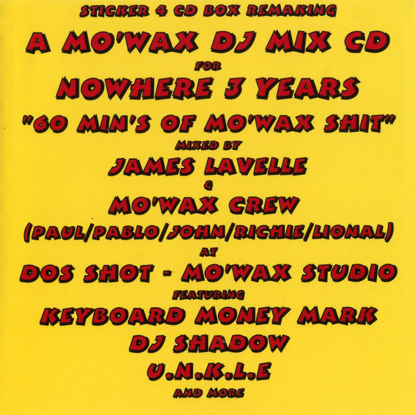 60 Mins of Mo Wax Shit CD Cover
