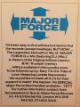 Avertisement for Major Force in Straight No Chaser unknown 1996 issue